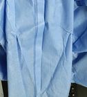 Vestidos médicos descartáveis azuis da cor verde Líquido-resistentes