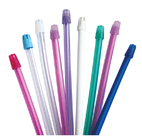 Pontas coloridas e tubos do instrumento dental dental descartável médico do ejetor da saliva