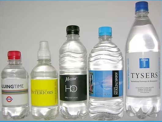 Anti-polvo Etiqueta de garrafa de bebidas Filtro contra-quente de PVC para embalagens de alimentos