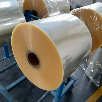 Película retráctil de PVC/PETG de 30um-150um para embalagens de garrafas para impressão de rótulos