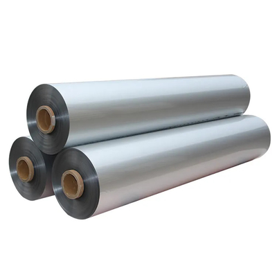 12u revestido de polietileno branco PE Metallizado PET Film Food Soft Petg Film Silver Crystal Mirror Pet Film