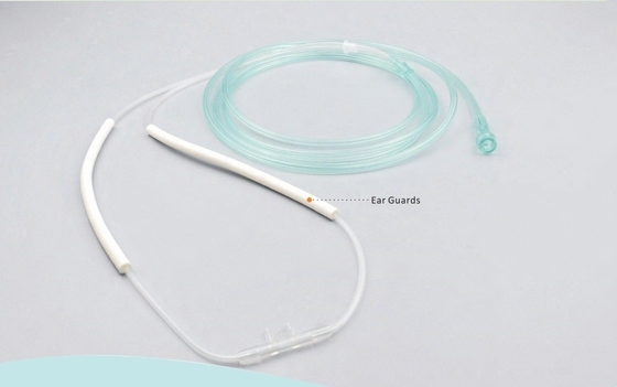PVC Terapia de oxigénio de grau médico com clipe de nariz ajustável com/sem látex