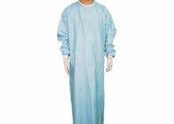 Vestidos protetores descartáveis da cor azul anti - líquido para o hospital/sala de operação