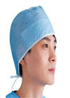 Tampas descartáveis da cabeça do polipropileno/tampões cirúrgicos descartáveis com laço sobre