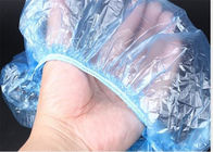 Tampões de chuveiro descartáveis claros plásticos com uso elástico do hotel da borda/o home