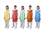 Multi descartável adulto dos aventais do PE dos cuidados médicos colorido para a proteção completa do corpo