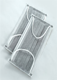 Máscara médica descartável do filtro do carbono com parte ajustável elástica do nariz de Earloop