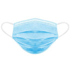 Da máscara descartável da boca da poeira de Earloop azul da poeira anti máscara protetora de 3 camadas
