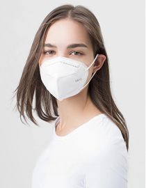 Máscara protetora descartável dobrável não tecida da máscara FFP2 KN95 dos PP com Earloop elástico