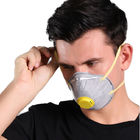 Máscara ativada anti poeira do copo FFP2 do carbono, máscara de poeira não tecida descartável com válvula