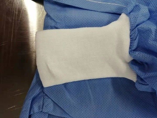 Vestidos médicos descartáveis estéreis, vestidos cirúrgicos pacientes azuis/cor verde