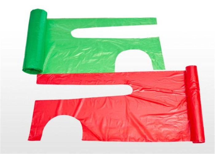 Aventais plásticos descartáveis coloridos em um rolo, padrões descartáveis do CE do ISO do avental do PE