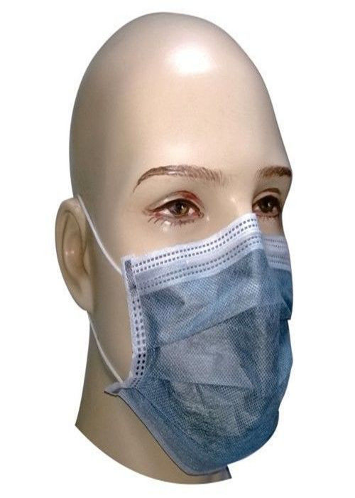 Máscara médica descartável do filtro do carbono com parte ajustável elástica do nariz de Earloop