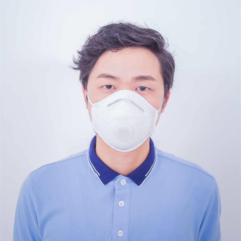 N95 máscara de poeira descartável não tecida da anti poeira da máscara do copo FFP2 com Earloop