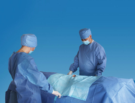 Pacote de cirurgia azul/verde/branco Propriedades de equipamento médico Acessórios