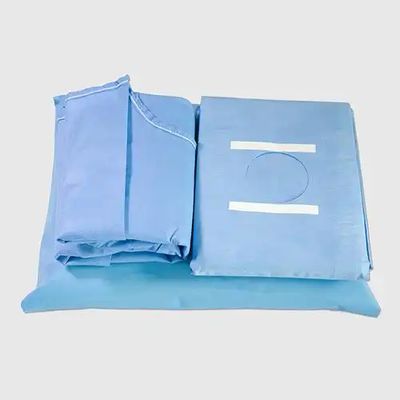 Kit cirúrgico descartável azul E O estéril Produtos cirúrgicos completos para clínicas Hospitais e profissionais médicos