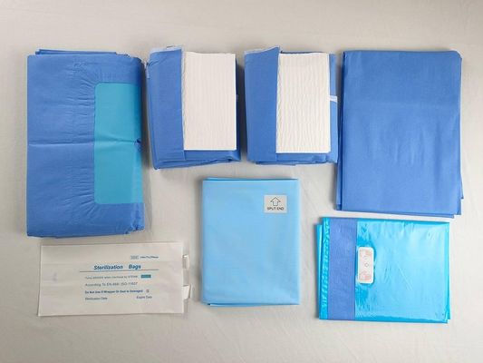 Classe II Embalagem cirúrgica descartável Estéril E O Conjunto completo de instrumentos cirúrgicos Ideal para hospitais e instalações médicas