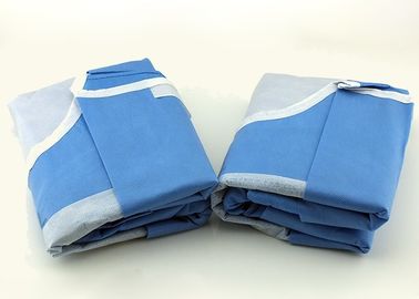 Vestidos descartáveis reforçados do hospital, anti vestidos descartáveis estáticos do exame
